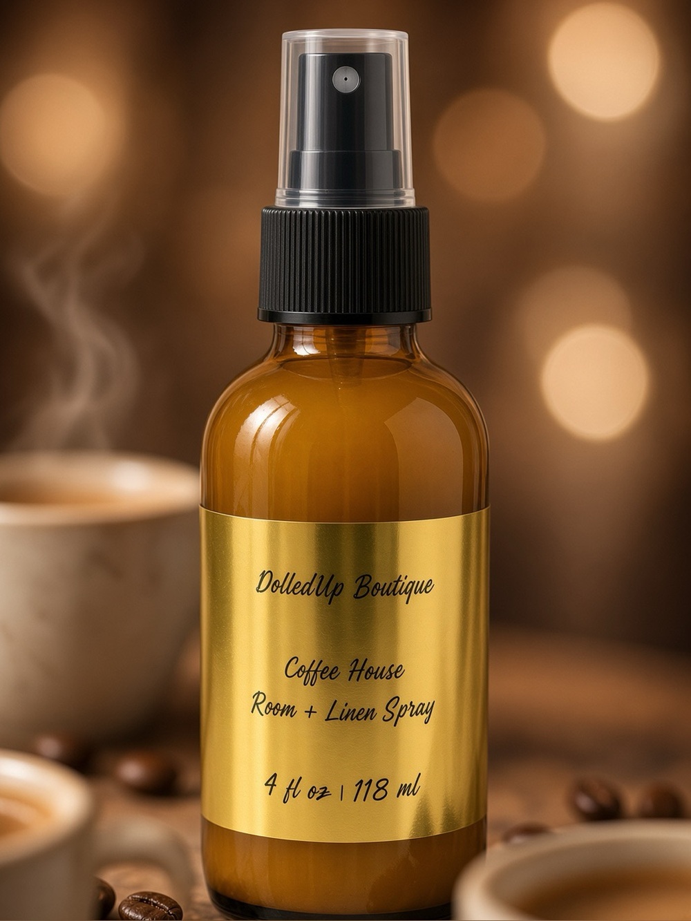 4oz Coffee House Room & Linen Spray | Coffee Latte Scent